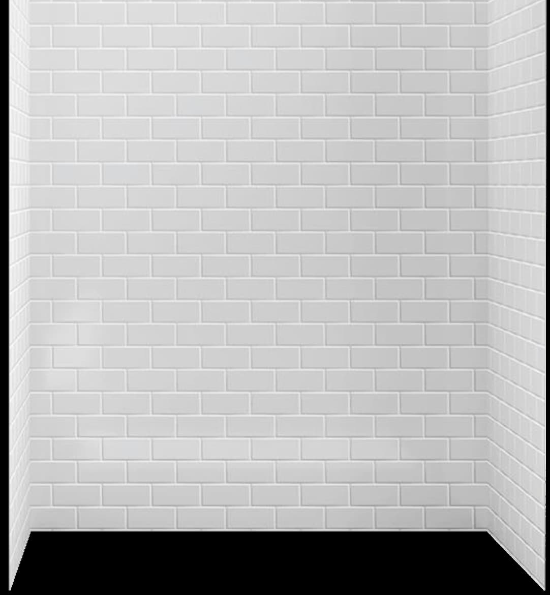 One-piece acrylic wall system specification